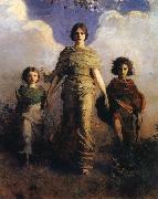 Abbott Handerson Thayer A Virgin oil painting